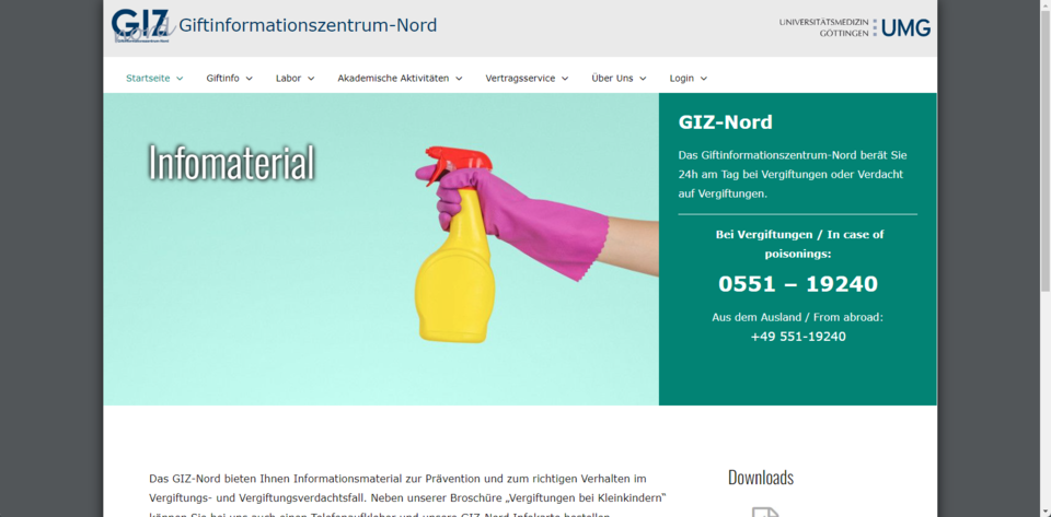 Giftinformationszentrum-Nord